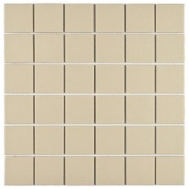 Мозаика керамогранитная BONAPARTE Alba beige 30,3x30,3x0,6 матовый бежевый