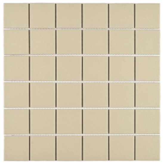 Мозаика керамогранитная BONAPARTE Alba beige 30,3x30,3x0,6 матовый бежевый