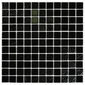 Мозаика стеклянная BONAPARTE Black Rose 30x30x0,35 глянцевый черный