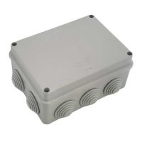 Коробка распределительная GUSI 150х110х70 крышка на винтах IP55 серый