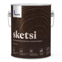 Антисептик кроющий TALATU Sketsi База С для защиты деревянных фасадов 2,7 л бесцв.,арт.S1215003003