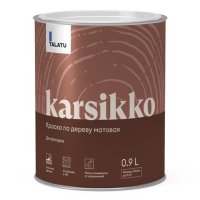 Краска полиакриловая TALATU Karsikko База С по дереву для фасадов 0,9 л бесцветная, арт.S1212003001