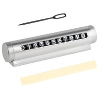 Автовизитка ENGY 10,7х2,2х2,7см серебряный