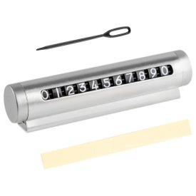 Автовизитка ENGY 10,7х2,2х2,7см серебряный