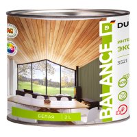 Эко-лазурь интерьерная DUSBERG Balance 2л белая, арт.3521200