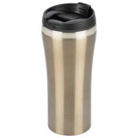 Термокружка MALLONY Latte 450мл нерж.сталь, пластик серебро