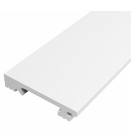Плинтус СОЛИД 1 UHD Polymer 19/80C белый 2000х80х14мм ударопрочный HDPS