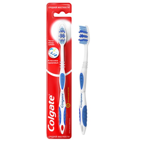 Щетка зубная COLGATE Классика здоровья средняя