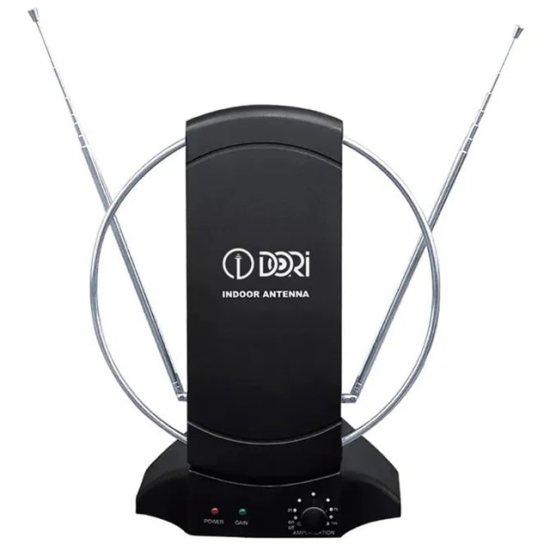 Антенна комнатная активная DORI 6454 VHF(МВ)+UHF(ДМВ) с усилителем