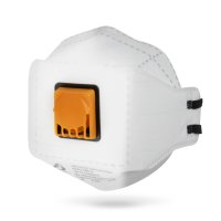 Респиратор складной JETA SAFETY JM-9322 FFP2 с клапаном трехпанельный