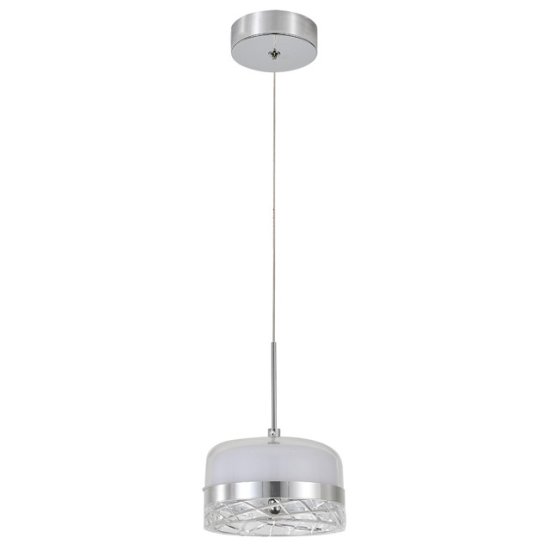 Светильник подвесной ESCADA Лейс 1хLED 10Вт 4500К хром