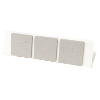 Подкладка самолеящаяся EVA 30x30мм 9шт серый