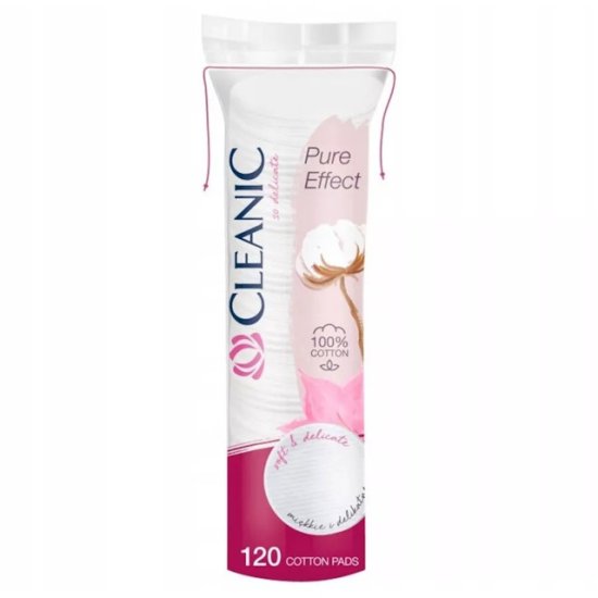 Диски ватные CLEANIC Pure Effect 120шт круглые