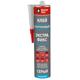 Клей монтажный MASTERTEKS Экстра фикс жидкие гвозди 362г серый, арт.9782155