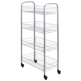 Этажерка для ванной METALTEX Pisa 4 яруса белая