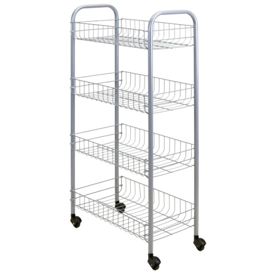 Этажерка для ванной METALTEX Pisa 4 яруса белая