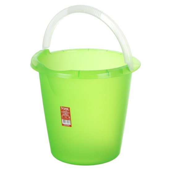Ведро DAREL PLASTIC 10л без крышки пластик микс цвета