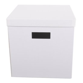 Короб для хранения TODELIA Эдж/Absolute 280х280х280мм картон белый