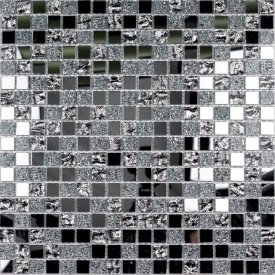 Мозаика стеклянная BONAPARTE Mirror 30x30x0,4 зеркальный серебряный