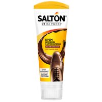Крем для обуви SALTON  туба с аппликатором 75мл коричневый