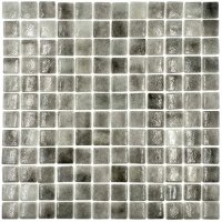 Мозаика стеклянная BONAPARTE Atlantis Platinum 31,5x31,5x0,4 светло-серый микс