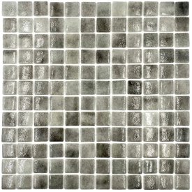 Мозаика стеклянная BONAPARTE Atlantis Platinum 31,5x31,5x0,4 светло-серый микс