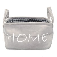 Корзина для хранения TODELIA Скейл/Gate 260х160х120мм полиэстер/металл серая