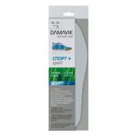 Стельки DAMAVIK Спорт+ для спортивной обуви р-р 36-46