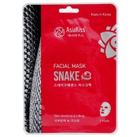 Маска для лица ASIAKISS Snake essence с пептидозмеиного яда 25мл