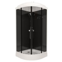Кабина душевая TRITON Топ 90х90х217см низкий поддон черный