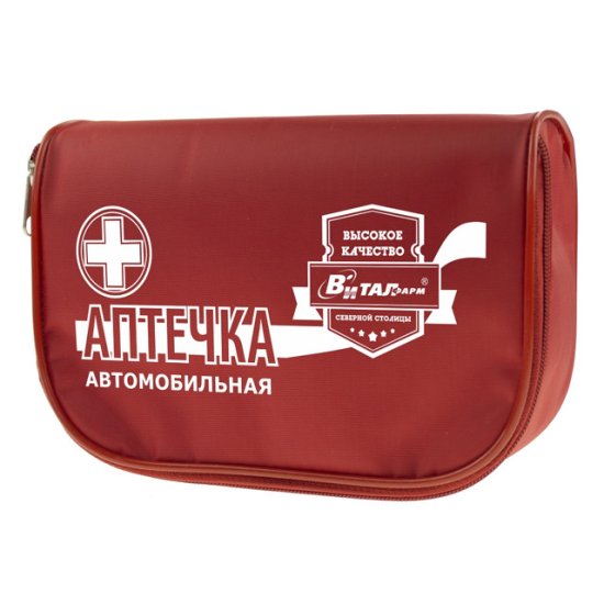 Аптечка автомобильная ВИТАЛФАРМ 22 предмета
