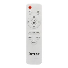 Пульт ДУ для светодиодных люстр инфракрасный RITTER 2хААА длина луча до 8м белый