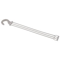 Подвес для кашпо 45см серый жемчуг пластик