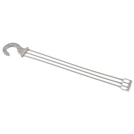 Подвес для кашпо 45см серый жемчуг пластик