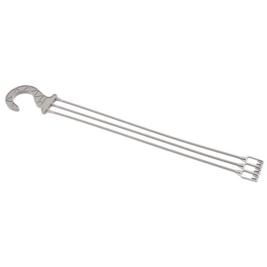 Подвес для кашпо 45см серый жемчуг пластик