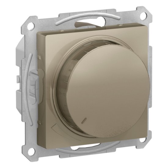 Диммер поворотно-нажимной SYSTEME ELECTRIC Atlas Design 400Вт шампань