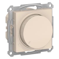 Диммер поворотно-нажимной SYSTEME ELECTRIC Atlas Design 400Вт бежевый