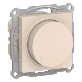 Диммер поворотно-нажимной SYSTEME ELECTRIC Atlas Design 400Вт бежевый