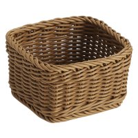 Корзинка ESPRADO Костра/Costura 1,4л 14x14x8см хаки плетеная полипропилен