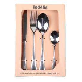 Набор столовых приборов TODELIA Элегантность/Elegance 24шт. нерж.сталь