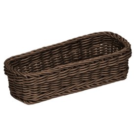 Корзинка ESPRADO Костра/Costura 1,5л 25x10x6см коричневый плетеная полипропилен