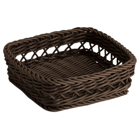 Корзинка ESPRADO Костра/Costura 2,4л 20x20x6см коричневый плетеная полипропилен