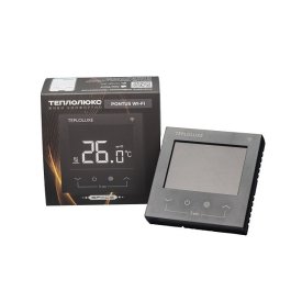 Терморегулятор электронный Теплолюкс Pontus wi-fi черный Space