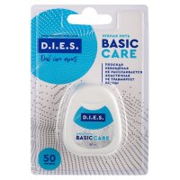 Нить зубная D.I.E.S невощеная мятная 50м