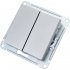 Двухклавишный выключатель Systeme Electric AtlasDesign