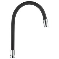 Излив гибкий для смесителя LEDEME L7506-2 латунь, силикон черный