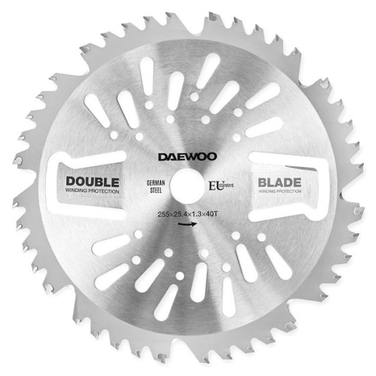 Нож с зубцами из твердого сплава DAEWOO DABC 255/40