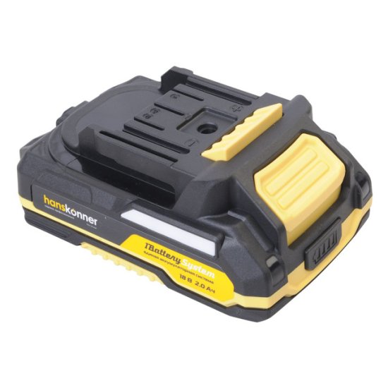 Аккумулятор HANSKONNER HBP2002 18В 2,0Ач USB-разъем