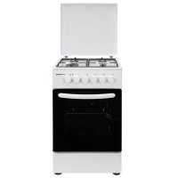 Плита комбинированная KRAFT KF-FSK5302ES 85,5х50х55см серебристый (электрическая духовка)