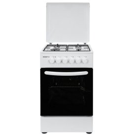 Плита комбинированная KRAFT KF-FSK5302ES 85,5х50х55см серебристый (электрическая духовка)